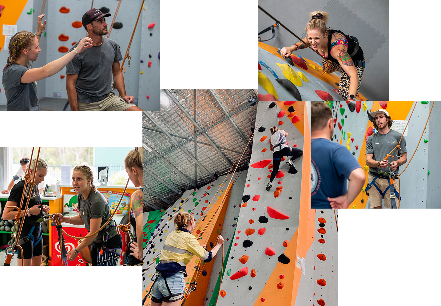 Group Climbing Taster Class Indoor Climb South Coast