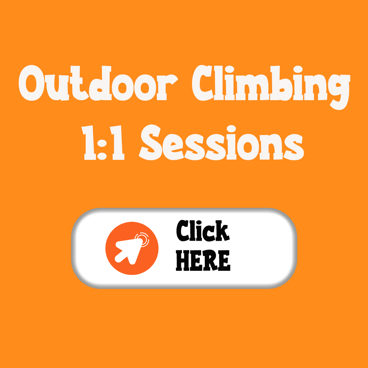 Outdoor rock climbing: one-on-one sessions