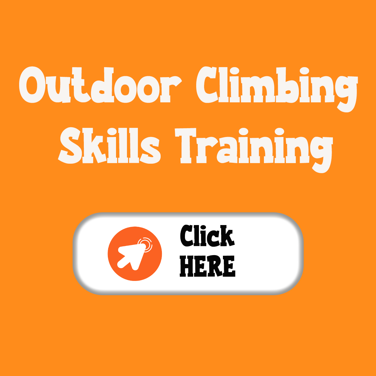 Outdoor rock climbing: skills training